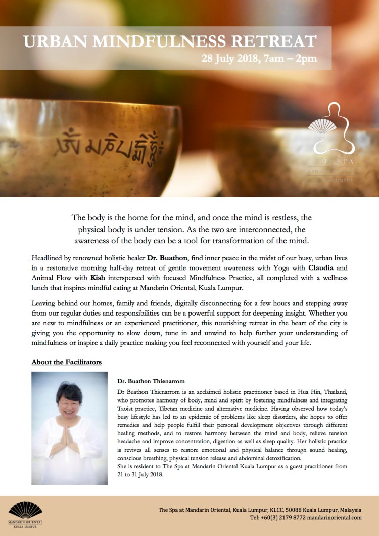 Urban Mindfulness Retreat - July 2018 copy 2